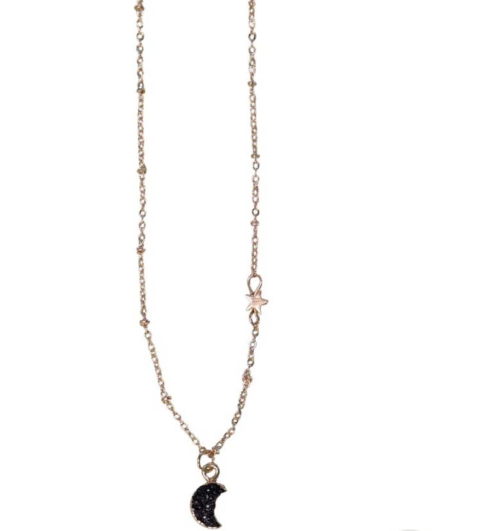 TALKING TO THE MOON QUARTZ NECKLACE