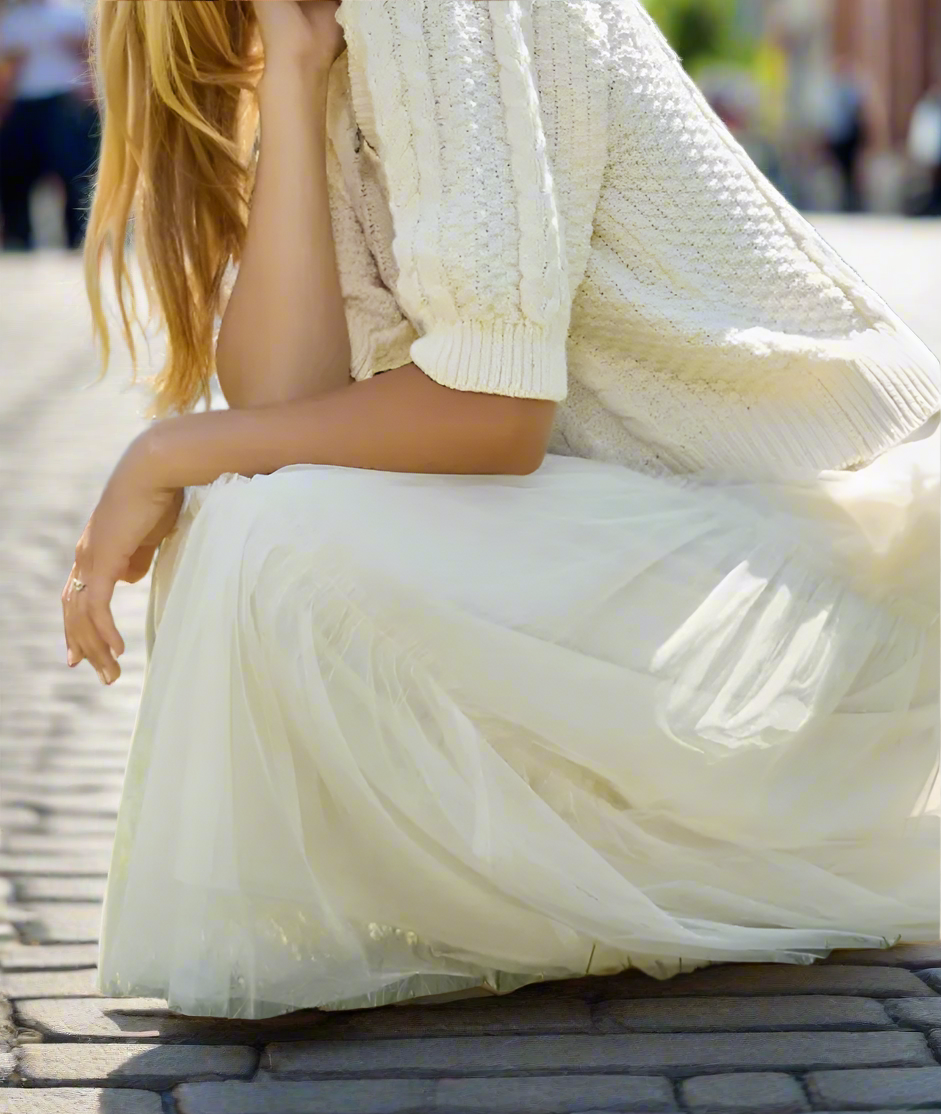 Boho Vibes Tulle Skirt