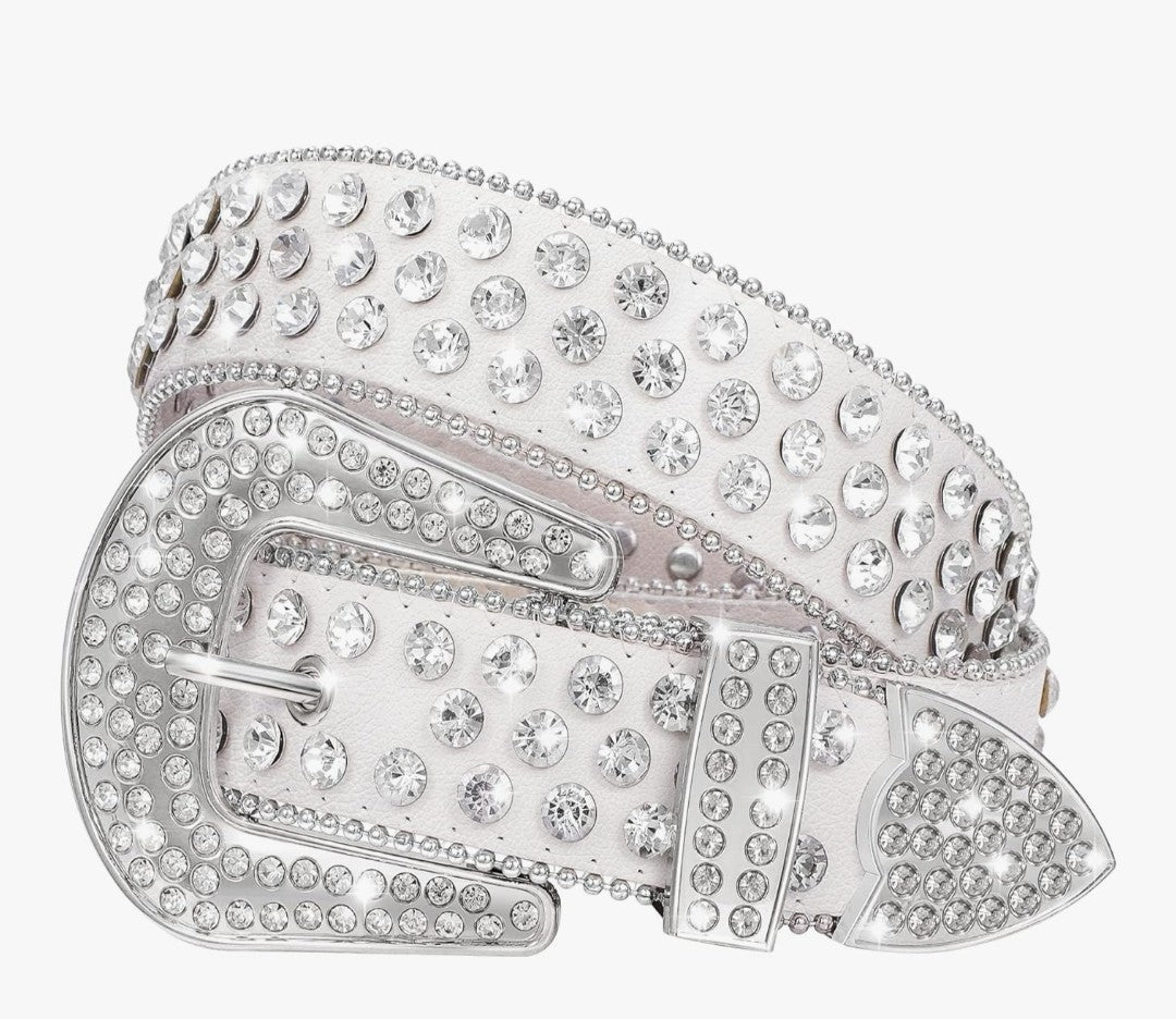 WHITE LIGHTNING BELT