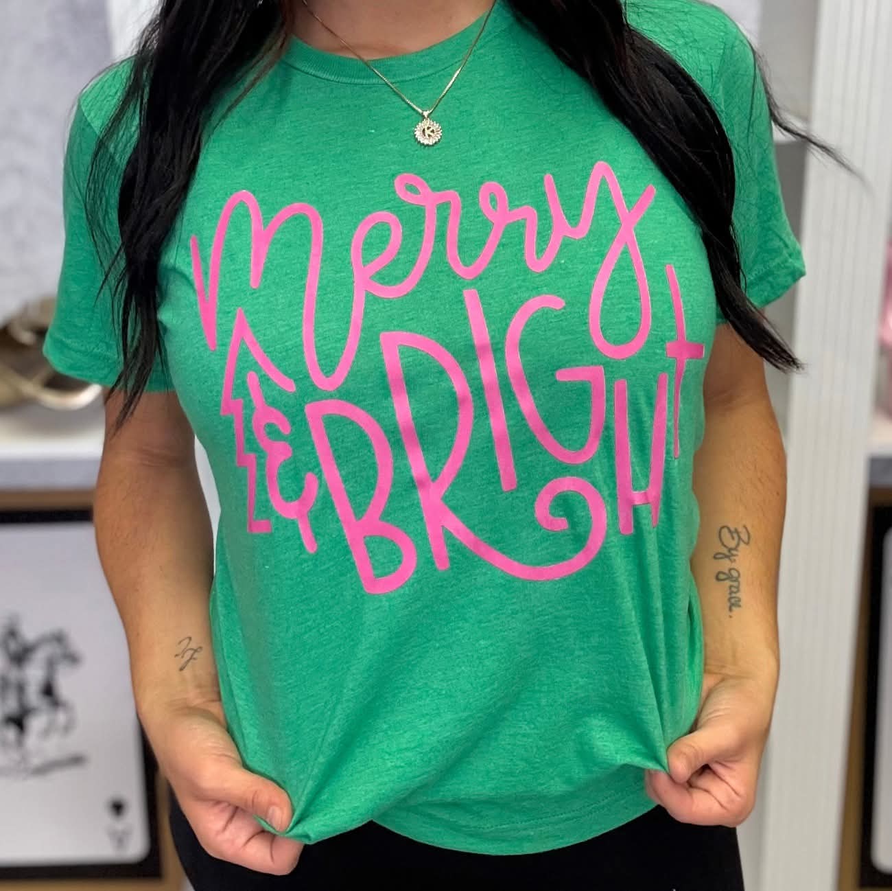 MERRY & BRIGHT T-SHIRT