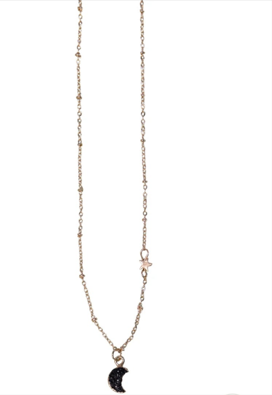 TALKING TO THE MOON QUARTZ NECKLACE