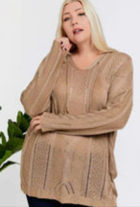 RELAXED VIBES HOODIE PULLOVER SWEATER
