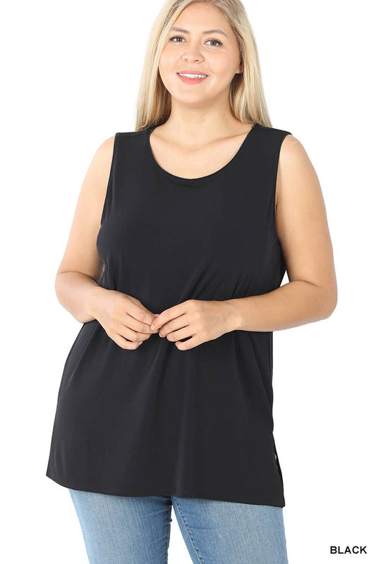 ROUND NECK TANK TOP