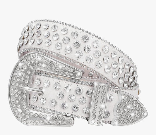 WHITE LIGHTNING BELT
