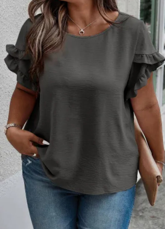 RUFFLED UP TOP