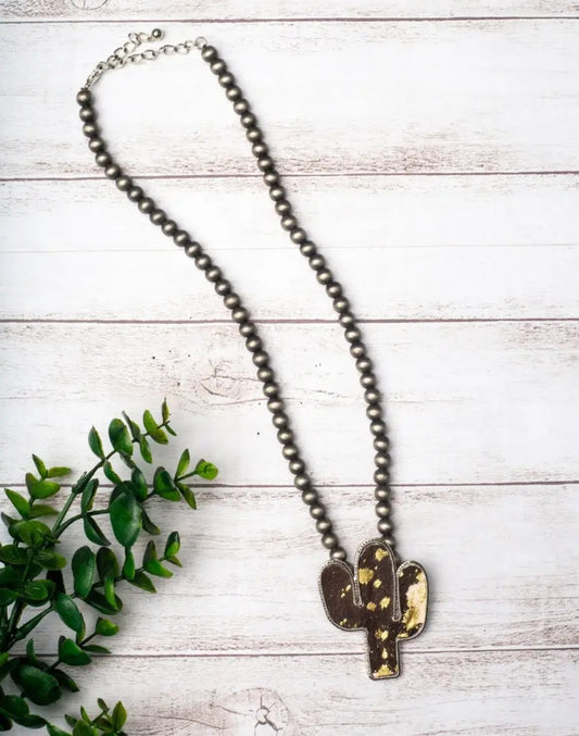 WILD & WANTED CACTUS NECKLACE